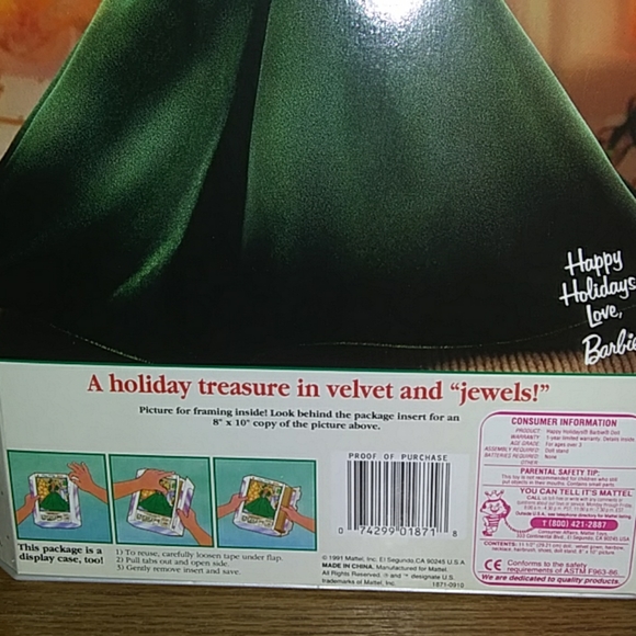 1991 Holiday Barbie - Picture 5 of 5